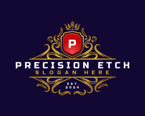 Regal Elegant Crest logo design