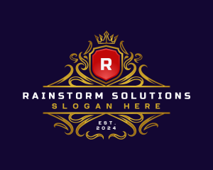 Regal Elegant Crest logo design