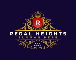 Regal Elegant Crest logo design