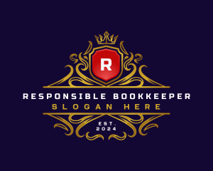 Regal Elegant Crest logo design