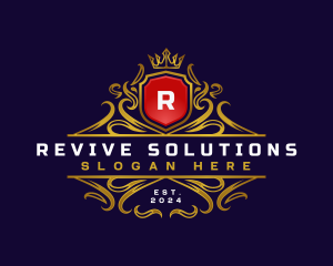 Regal Elegant Crest logo design