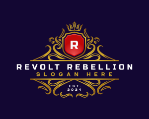 Regal Elegant Crest logo design