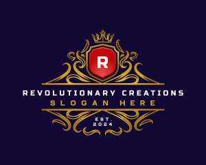 Regal Elegant Crest logo design