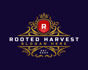 Regal Elegant Crest logo design