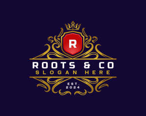 Regal Elegant Crest logo design