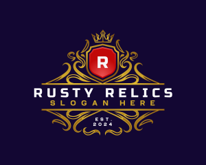 Regal Elegant Crest logo design