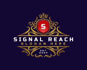 Regal Elegant Crest logo design