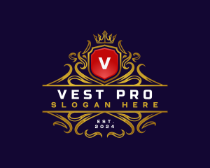 Regal Elegant Crest logo design