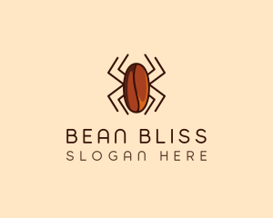 Coffee Bean Spider  logo design