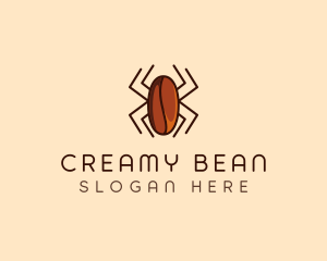 Coffee Bean Spider  logo design