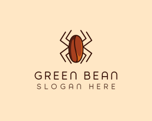 Coffee Bean Spider  logo design