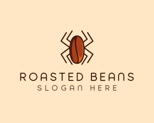 Coffee Bean Spider  logo design