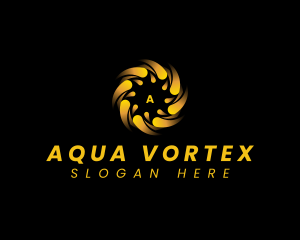 Arrow Vortex Technology logo design