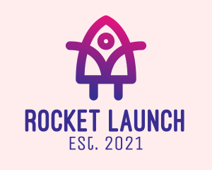 Human Rocket Scientist logo design