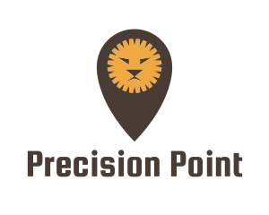 Location Pin Lion logo