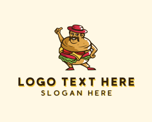 Mexican Burger Man logo