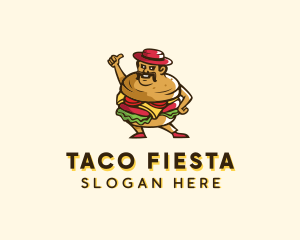Mexican Burger Man logo