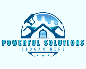 Power Washer Cleaning logo design