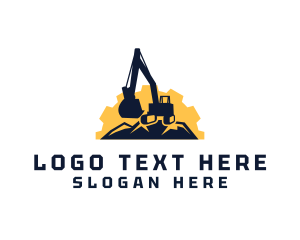 Construction - Construction Excavator Digger logo design
