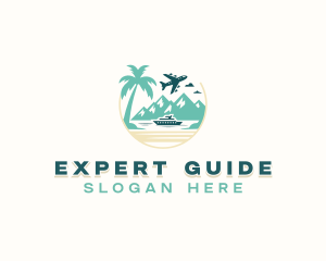 Travel Island Tourism logo design