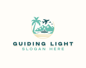 Travel Island Tourism logo design