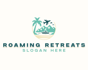 Travel Island Tourism logo design