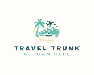 Travel Island Tourism logo design