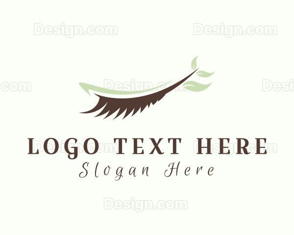 Leaf Natural Eyelash Salon Logo