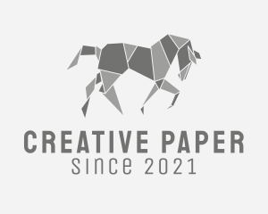 Grey Horse Origami  logo