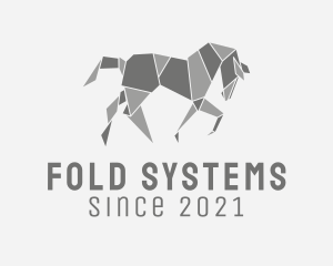 Grey Horse Origami  logo
