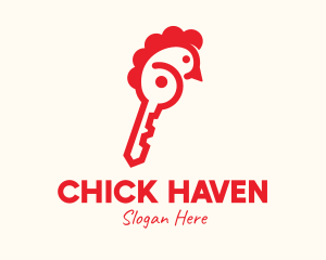 Red Chicken Key logo
