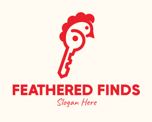 Red Chicken Key logo