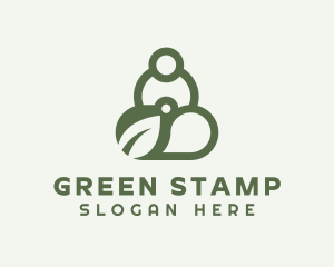 Green Yoga Relaxation logo design