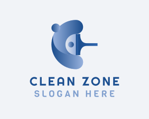 Blue Squeegee Cleaning logo
