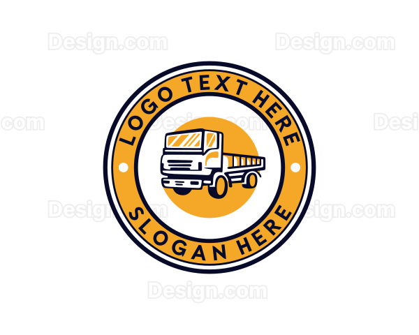 Cargo Truck Vehicle Logo