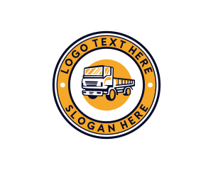 Cargo Truck Vehicle  logo