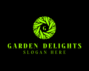 Organic Garden Wellness logo design