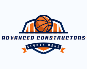 Basketball Sports Shield logo design