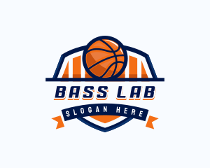 Basketball Sports Shield logo design