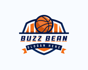 Basketball Sports Shield logo design