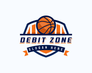 Basketball Sports Shield logo design