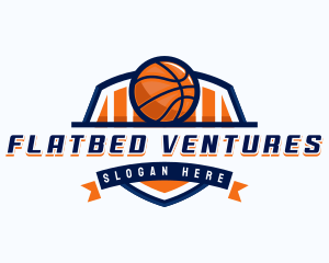 Basketball Sports Shield logo design