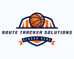 Basketball Sports Shield logo design