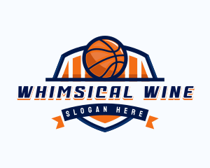 Basketball Sports Shield logo design