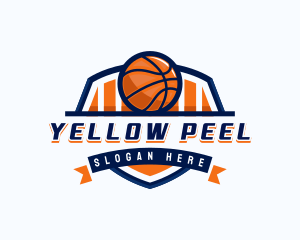 Basketball Sports Shield logo design