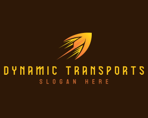 Logistic Arrow Transport logo design