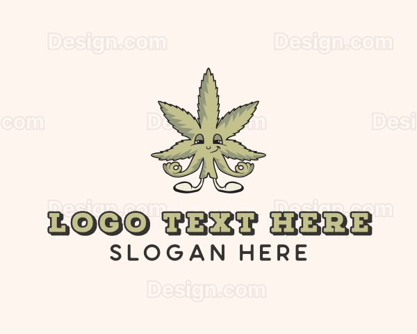 Weed Marijuana Leaf Logo