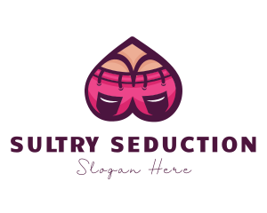 Seductive Heart Underwear logo design