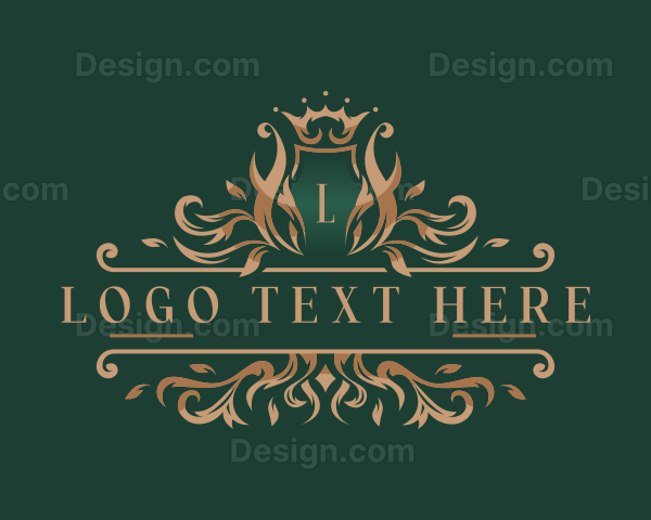 Elegant Royal Wreath Logo