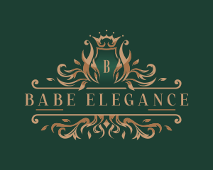 Elegant Royal Wreath logo design